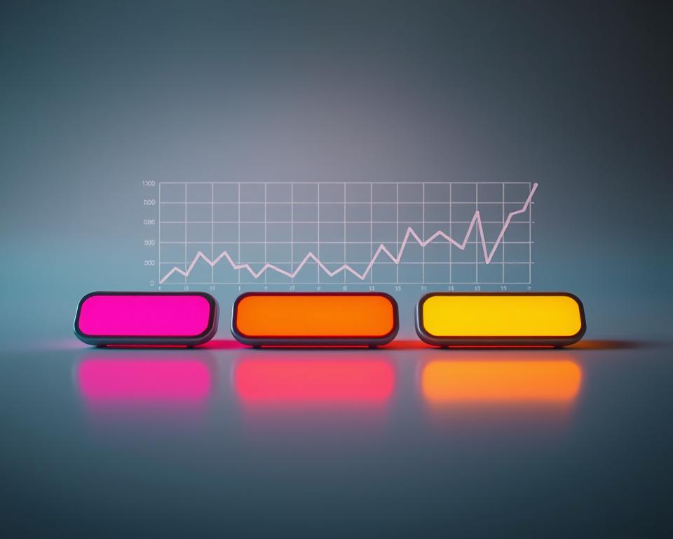 A sleek, modern data visualization depicting the "Frequency of Calls to Action". In the foreground, a series of bold, colorful call-to-action buttons, each with a distinct shape and size, arranged in a dynamic, rhythmic pattern. The buttons are backlit, creating a vibrant, attention-grabbing effect. In the middle ground, a minimalist grid or chart visualizing the relative frequency and repetition of these calls to action, using clean lines, muted tones, and subtle data visualization elements. The background is a soft, slightly blurred gradient, providing a sense of depth and emphasis on the central visualization. The overall mood is one of clarity, emphasis, and a keen focus on the importance of strategic call-to-action placement. A sleek, modern data visualization depicting the "Frequency of Calls to Action". In the foreground, a series of bold, colorful call-to-action buttons, each with a distinct shape and size, arranged in a dynamic, rhythmic pattern. The buttons are backlit, creating a vibrant, attention-grabbing effect. In the middle ground, a minimalist grid or chart visualizing the relative frequency and repetition of these calls to action, using clean lines, muted tones, and subtle data visualization elements. The background is a soft, slightly blurred gradient, providing a sense of depth and emphasis on the central visualization. The overall mood is one of clarity, emphasis, and a keen focus on the importance of strategic call-to-action placement.